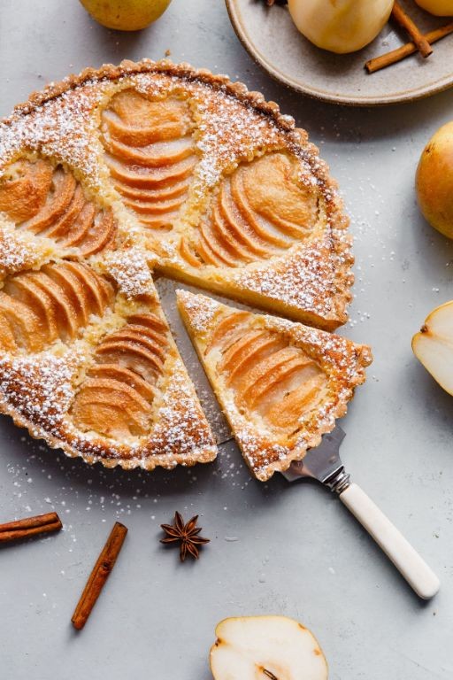 Bartlett Pear and Almond Tart