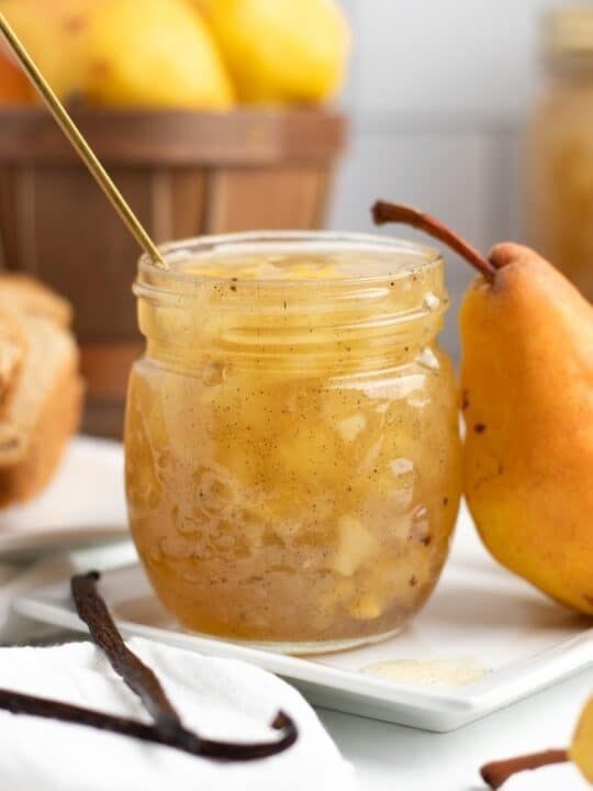 Bartlett Pear and Vanilla Bean Jam