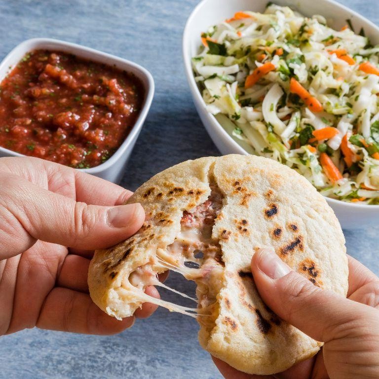 Bean and Cheese Pupusas