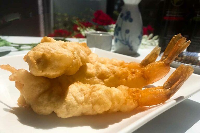 Bee Larva Tempura with Soy Ginger Dip