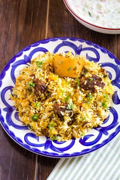 Beef Biryani with Cardamom and Cloves