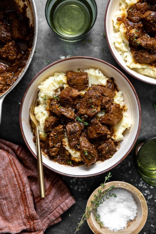 Beef Tips with Caramelized Onions and Thyme