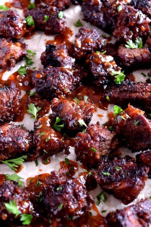 Beef Tips with Smoky Barbecue Sauce