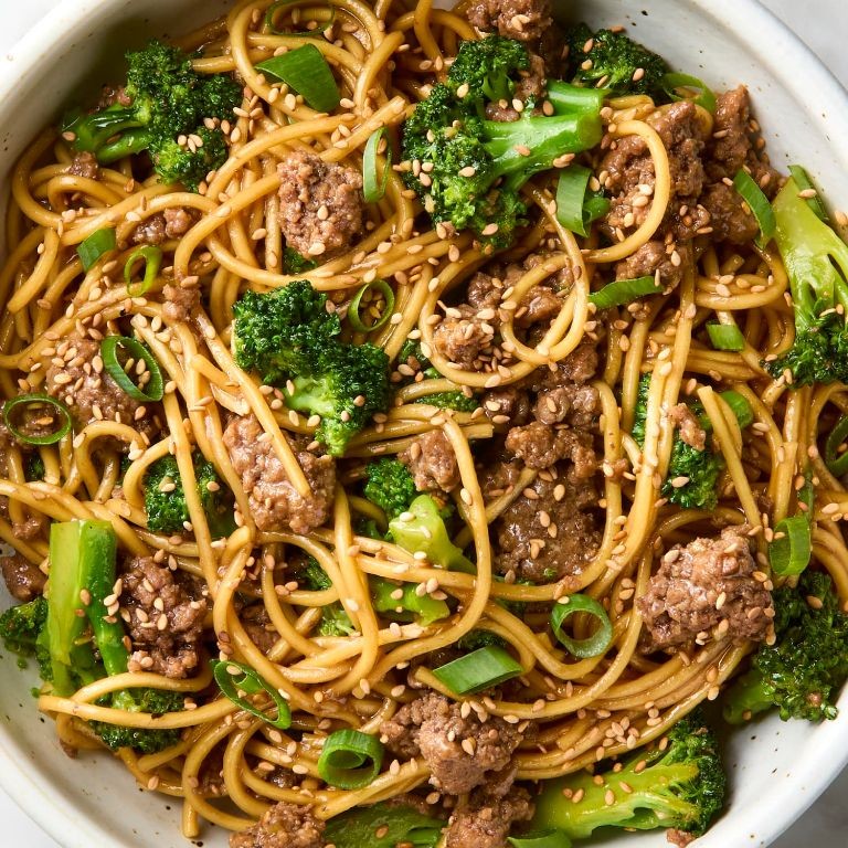 Beef and Broccoli Noodle Bowl