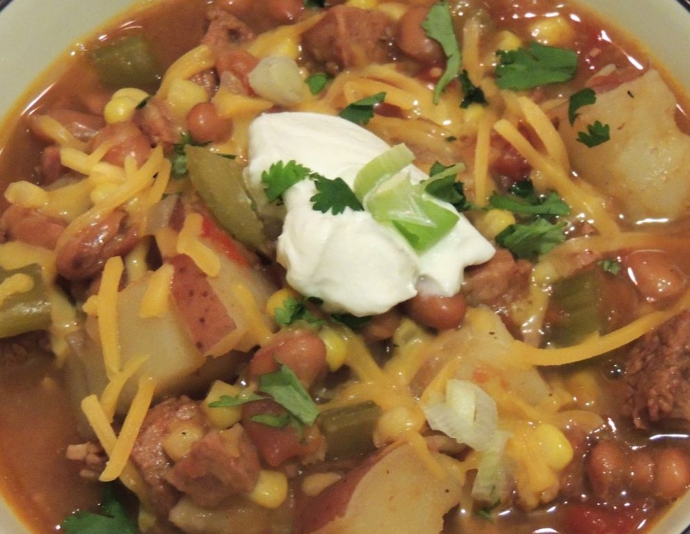 Beef and Chorizo Stew with Mexican Spices