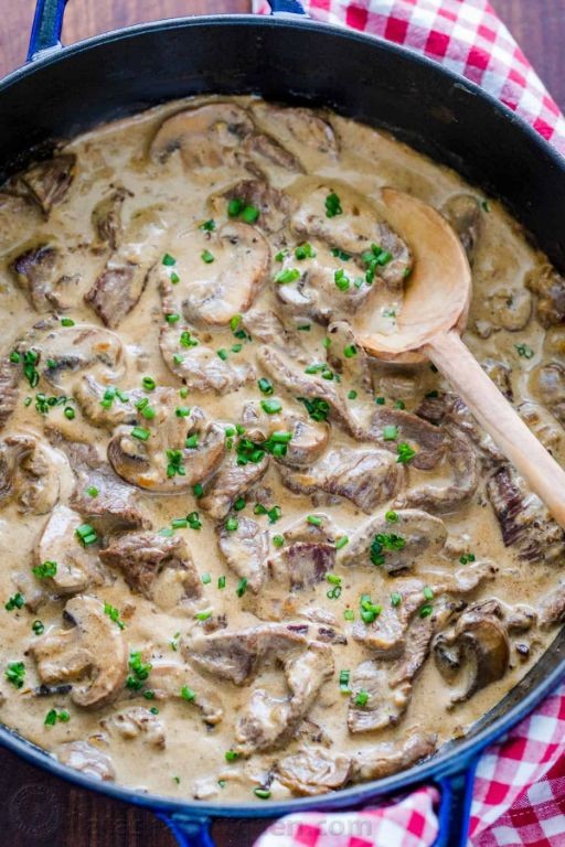 Beef and Mushroom Stroganoff