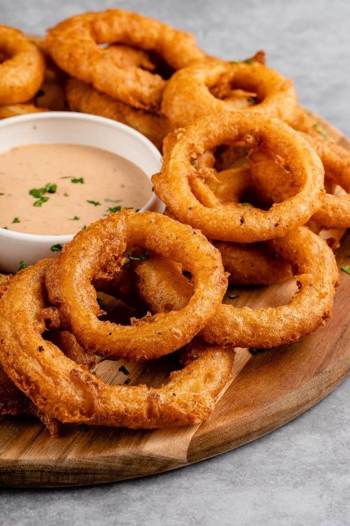 Beer-Battered Onion Rings