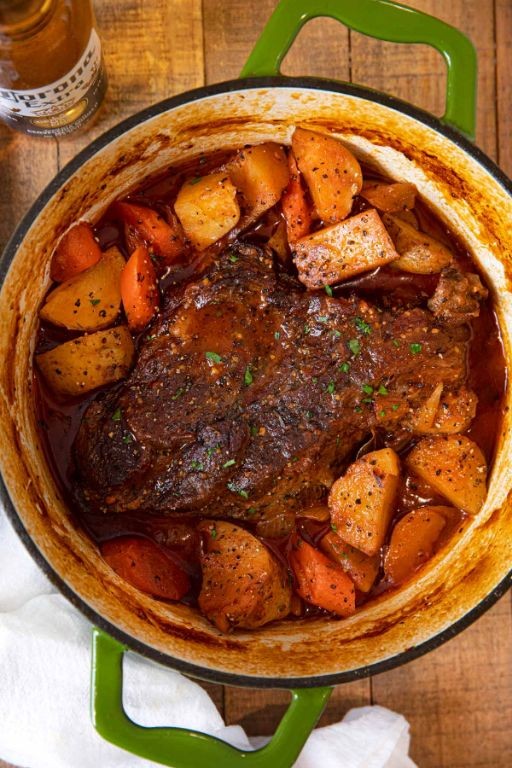 Beer-Braised Rump Roast