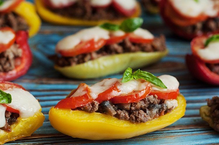 Bell Pepper Pizza Boats
