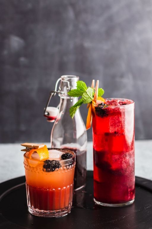 Berry Infused Gin Highball