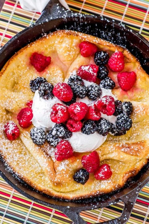 Berry-Stuffed German Pancake