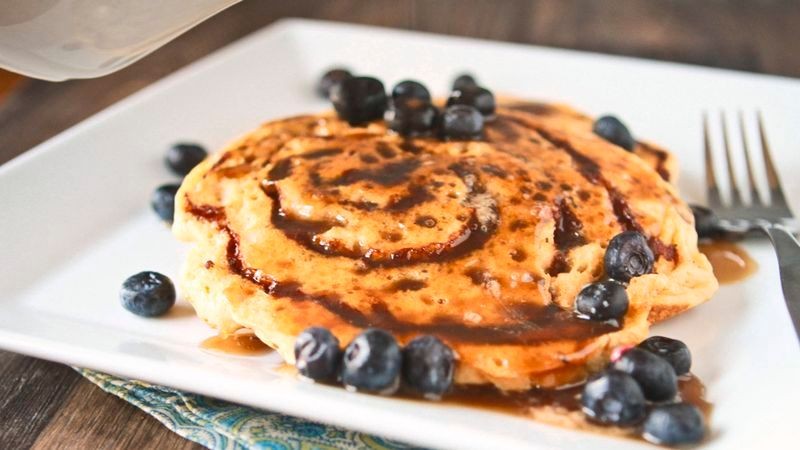Bisquick Cinnamon Roll Pancakes
