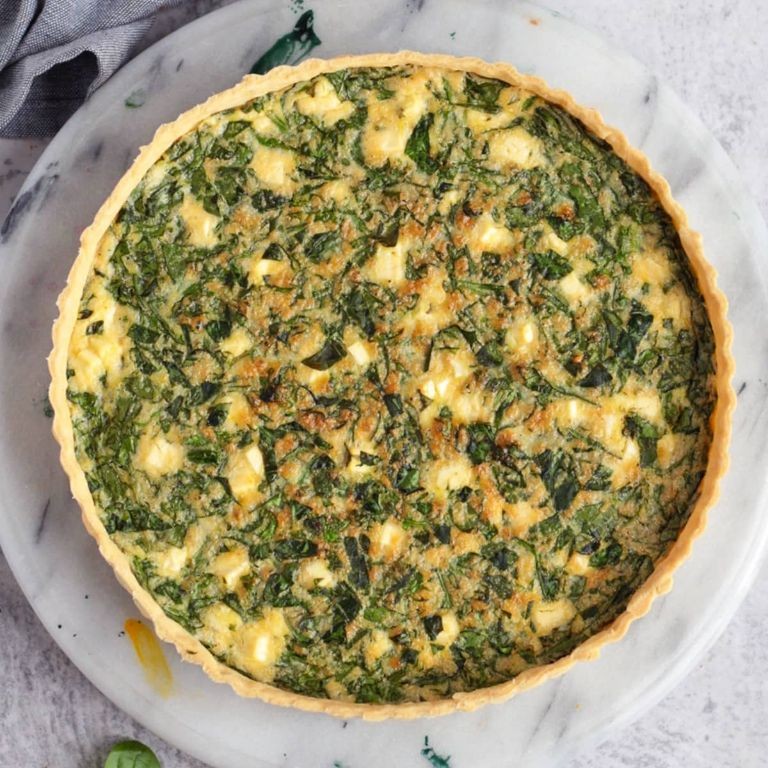 Bisquick Spinach and Feta Quiche