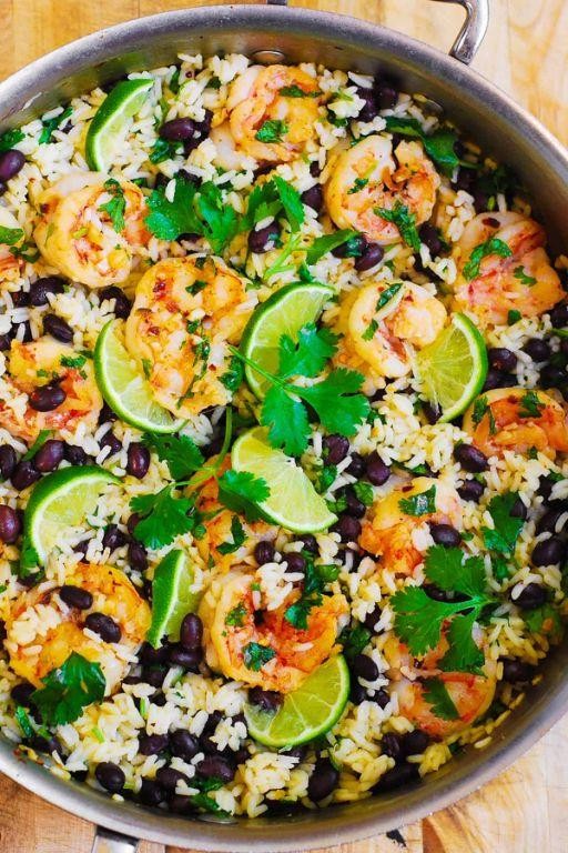 Black Bean Pasta with Cilantro Lime Shrimp