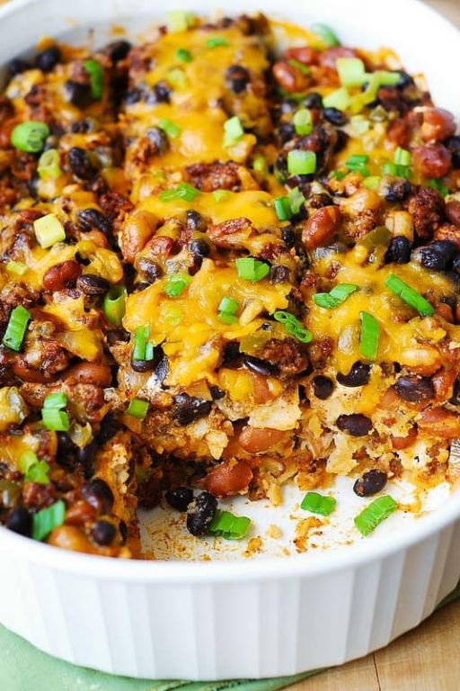 Black Bean and Corn Enchilada Casserole