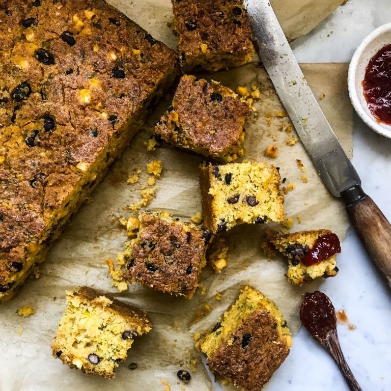 Black Bean and Corn Mexican Cornbread