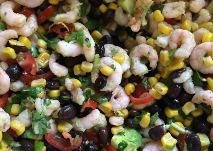 Black Bean and Corn Shrimp Ceviche
