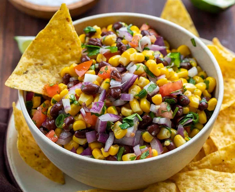Black Bean and Corn Taco Dip