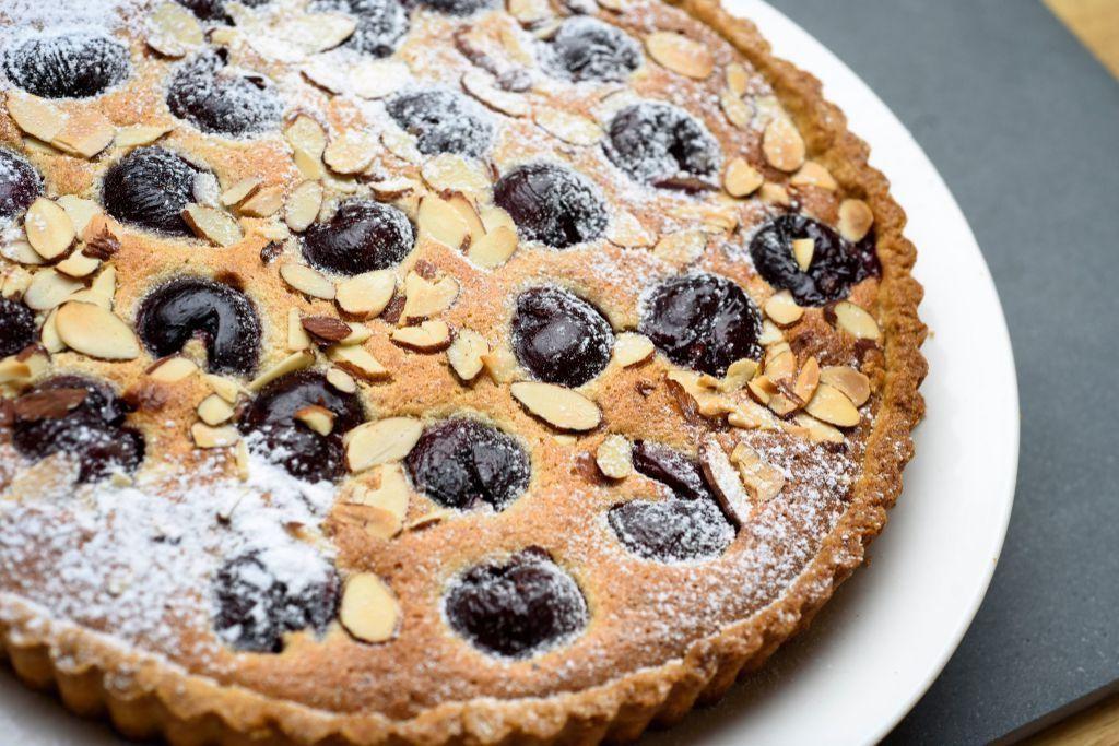 Black Cherry Almond Tart