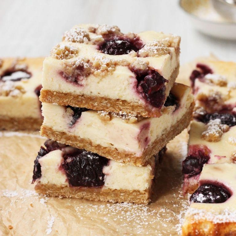 Black Cherry Cheesecake Bars