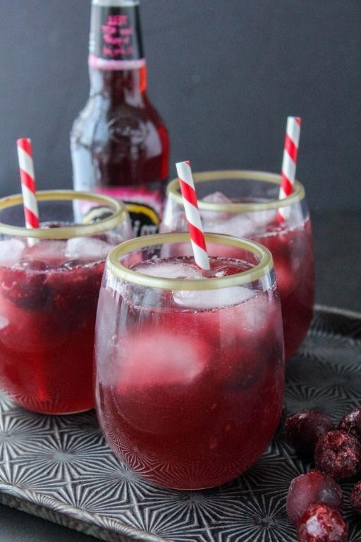 Black Cherry Lemonade Spritzer