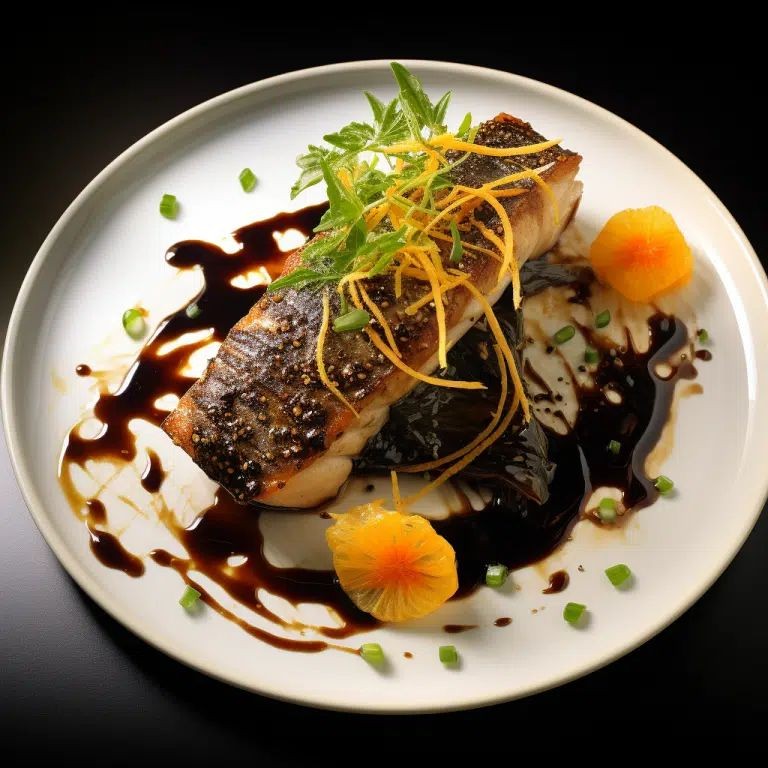Black Drum with Coconut Curry Sauce