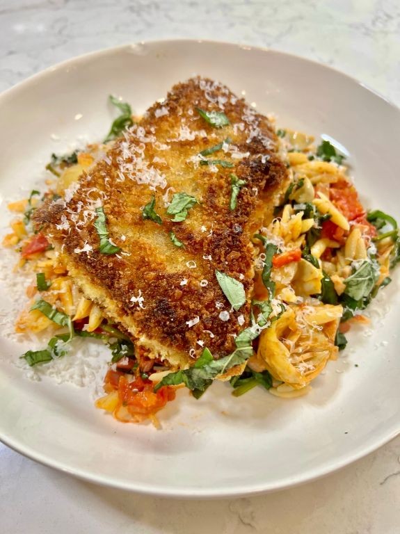 Black Drum with Tomato Basil Relish