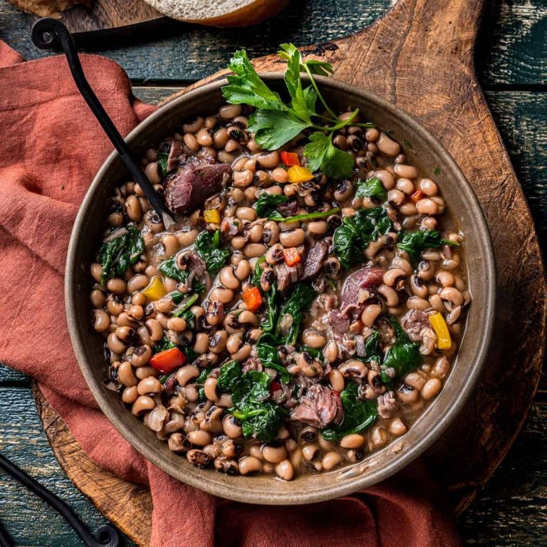 Black Eyed Peas and Spinach Stuffed Peppers