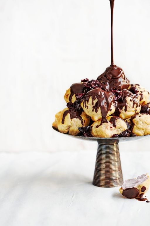 Black Forest Profiteroles