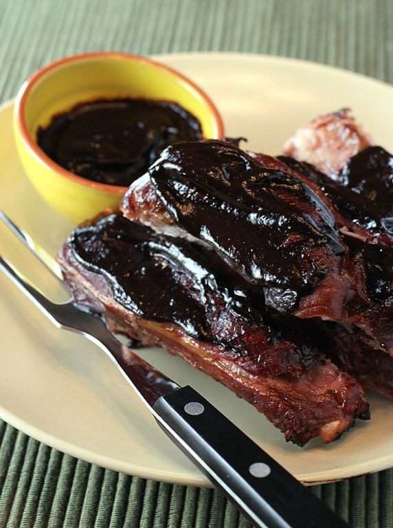 Black Garlic BBQ Ribs