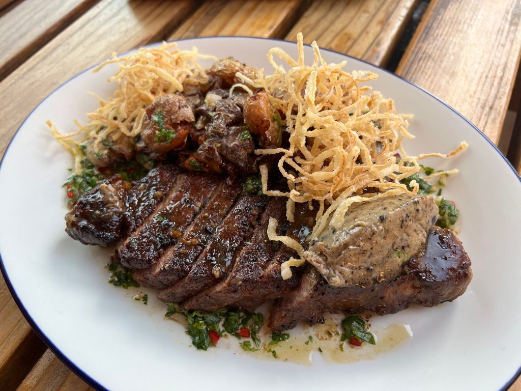 Black Garlic Butter Steak