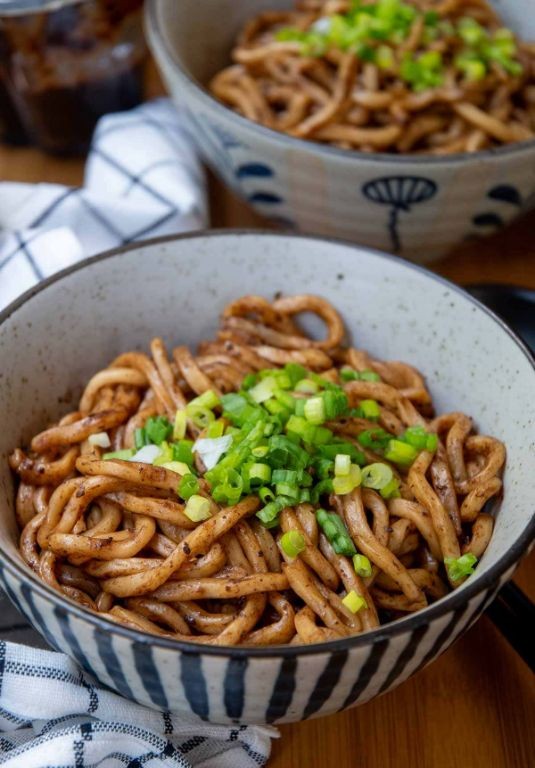 Black Garlic Soy Sauce Noodles