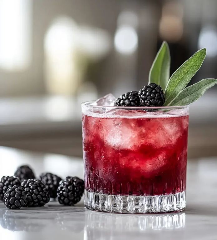 Blackberry Sage Sidecar