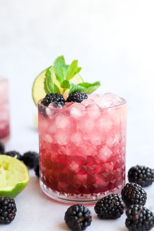 Blackberry Yogurt Soju Twist