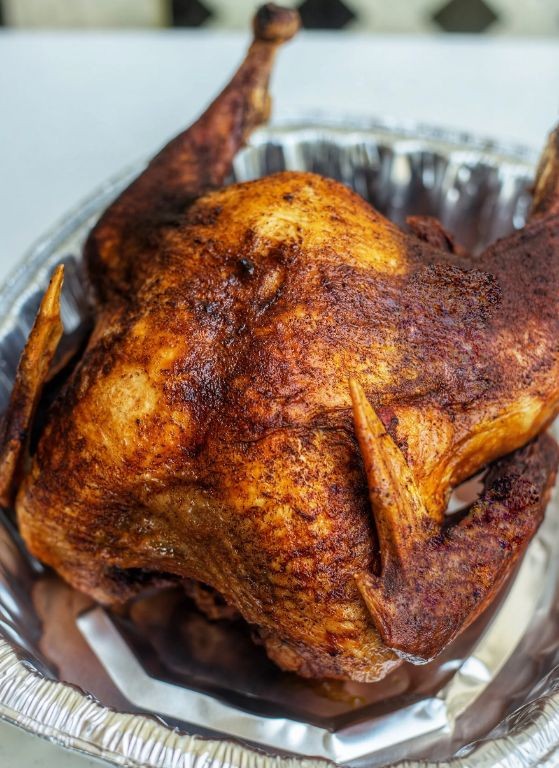 Blackened Fried Turkey with Cajun Remoulade