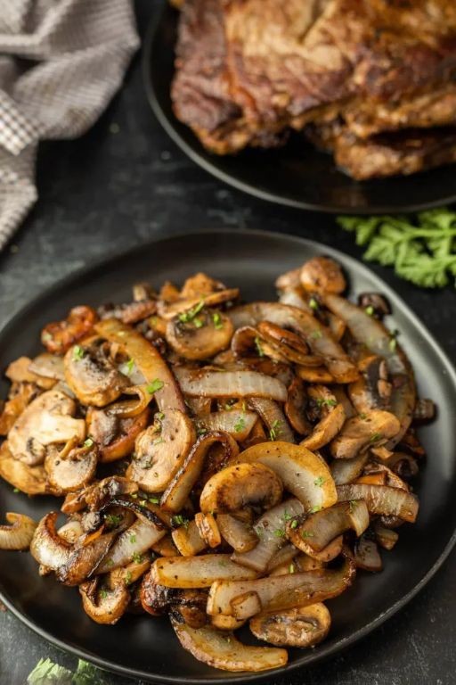 Blackstone Beef and Mushroom Skillet