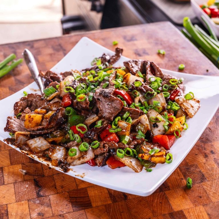 Blackstone Beef and Pepper Stir-Fry