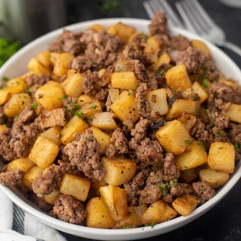 Blackstone Beef and Potato Hash