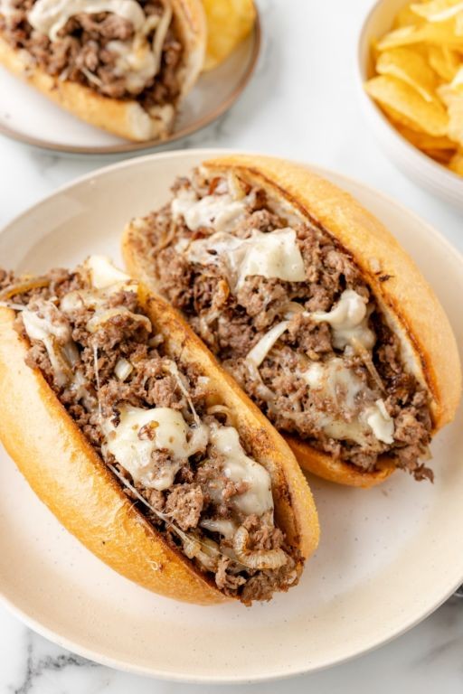 Blackstone Philly Cheesesteak Sandwiches