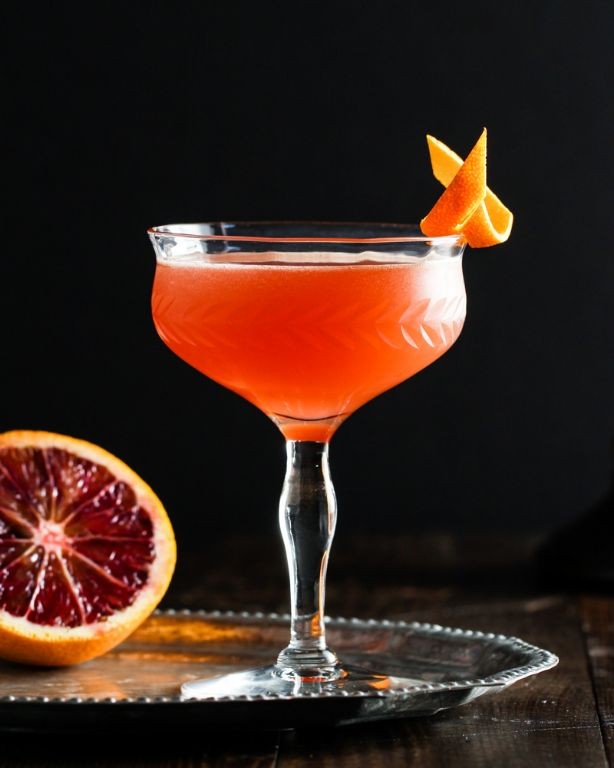 Blood Orange Sidecar