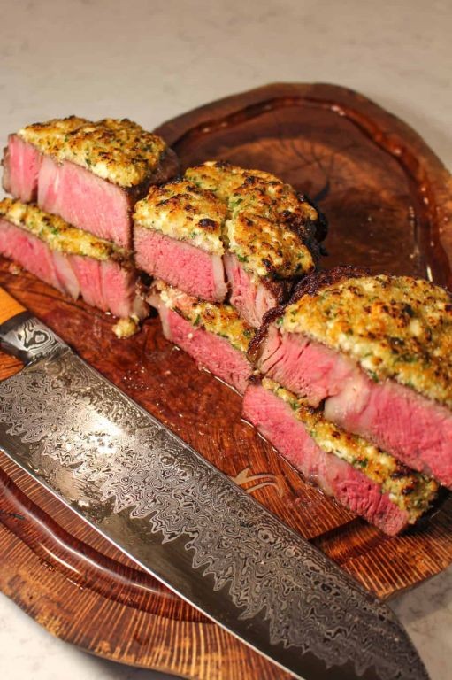 Blue Cheese Crusted Top Sirloin Steak