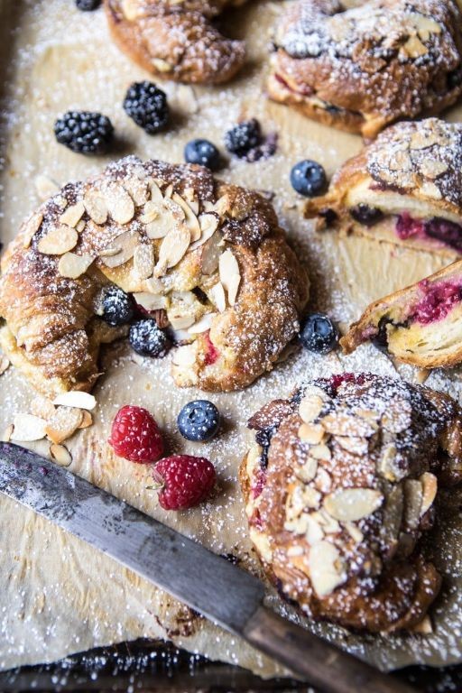 Blueberry Almond Croissants