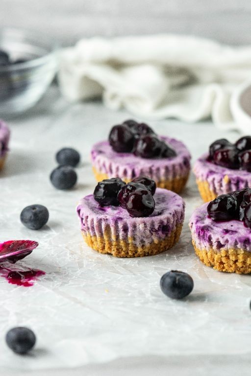 Blueberry Cheesecake Bites