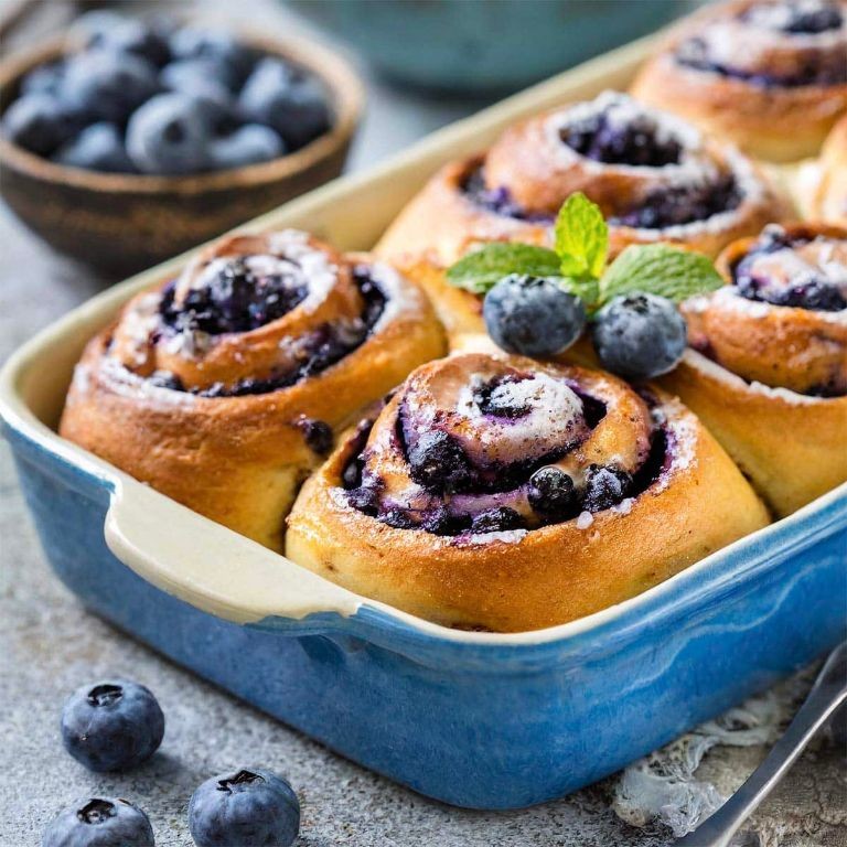 Blueberry Cinnamon Rolls