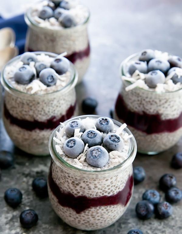 Blueberry Coconut Chia Bars