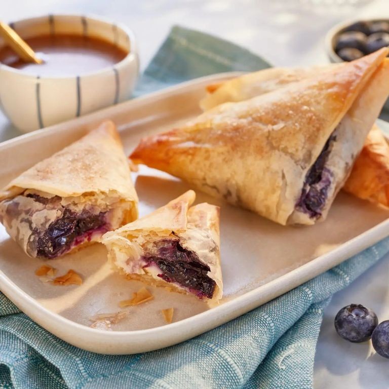 Blueberry Cream Cheese Turnovers