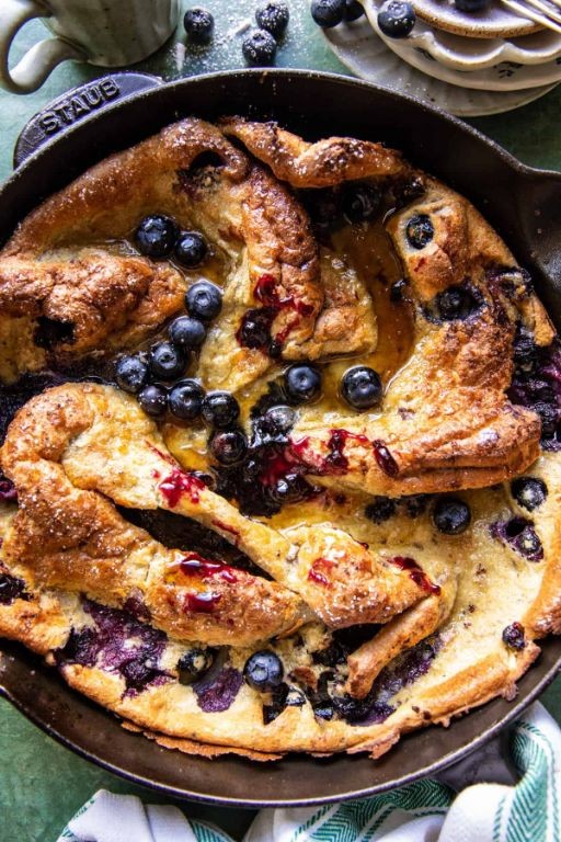 Blueberry German Pancake Bake