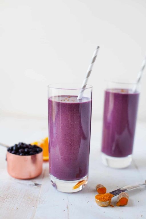 Blueberry Ginger Turmeric Smoothie