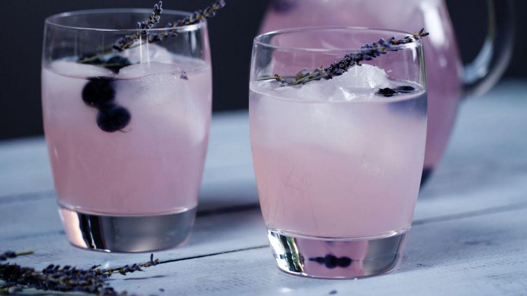 Blueberry Lavender Lemonade Vodka Spritzer