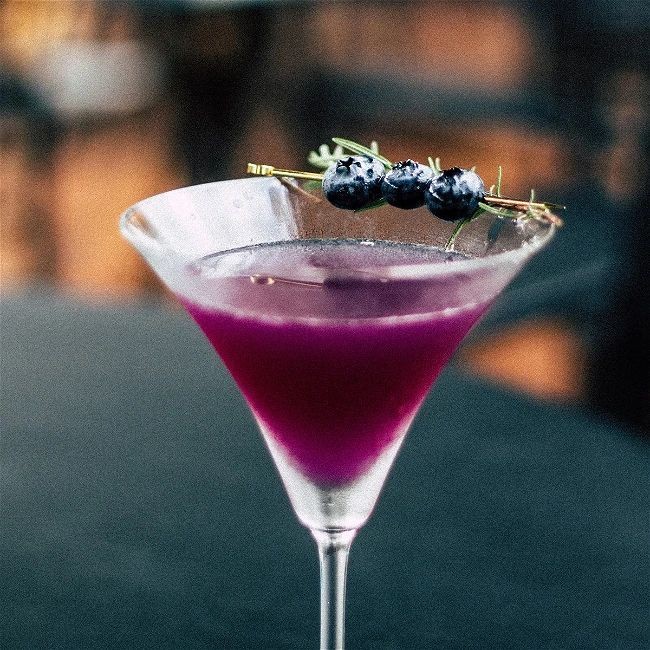 Blueberry Lavender Mexican Martini